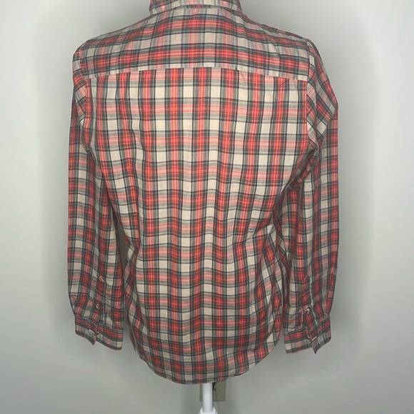 Lee Green, Red & Gray Plaid Button Up. Vintage. Y2K - Picture 5 of 9